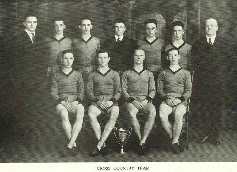 Cross Country Team 1921
Photo from “The Maroon Telolog - St. Benedict's Prep”
