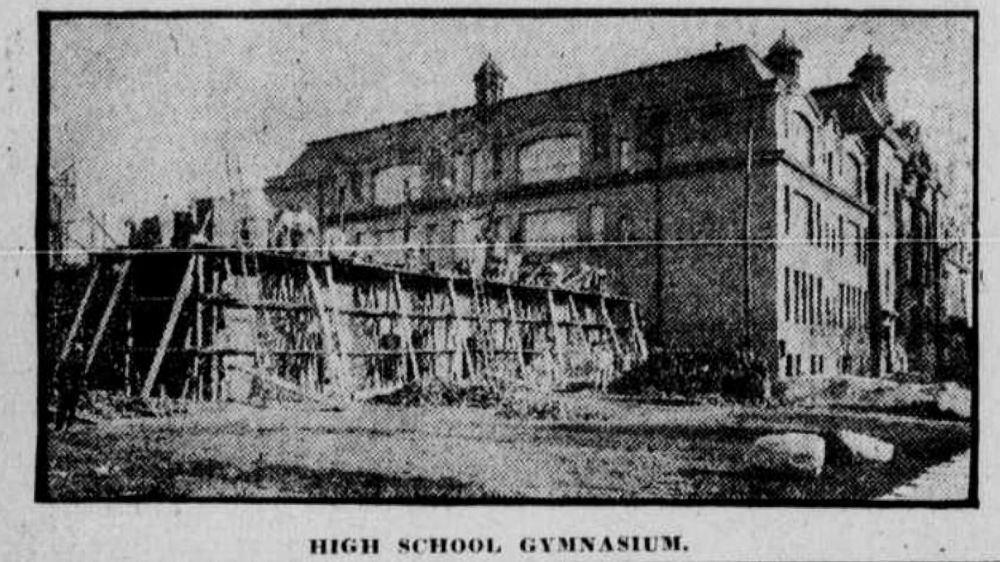 Gym under Construction
Newark Star 1909
