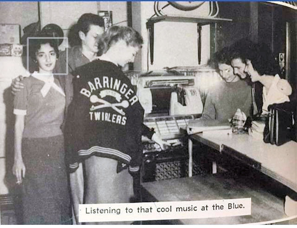 From Barringer Archives... the Blue late 50’s...Marge, Terry and several others are on Barringer Alumni assoc... I wonder what was playing on that jukebox
Photo from Stephen Niforatos‎
