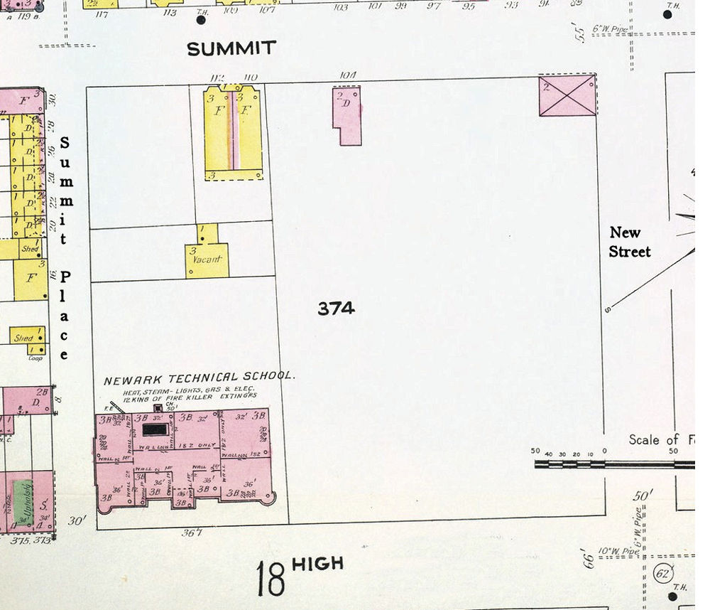 1908 Map
Vacant Lot
