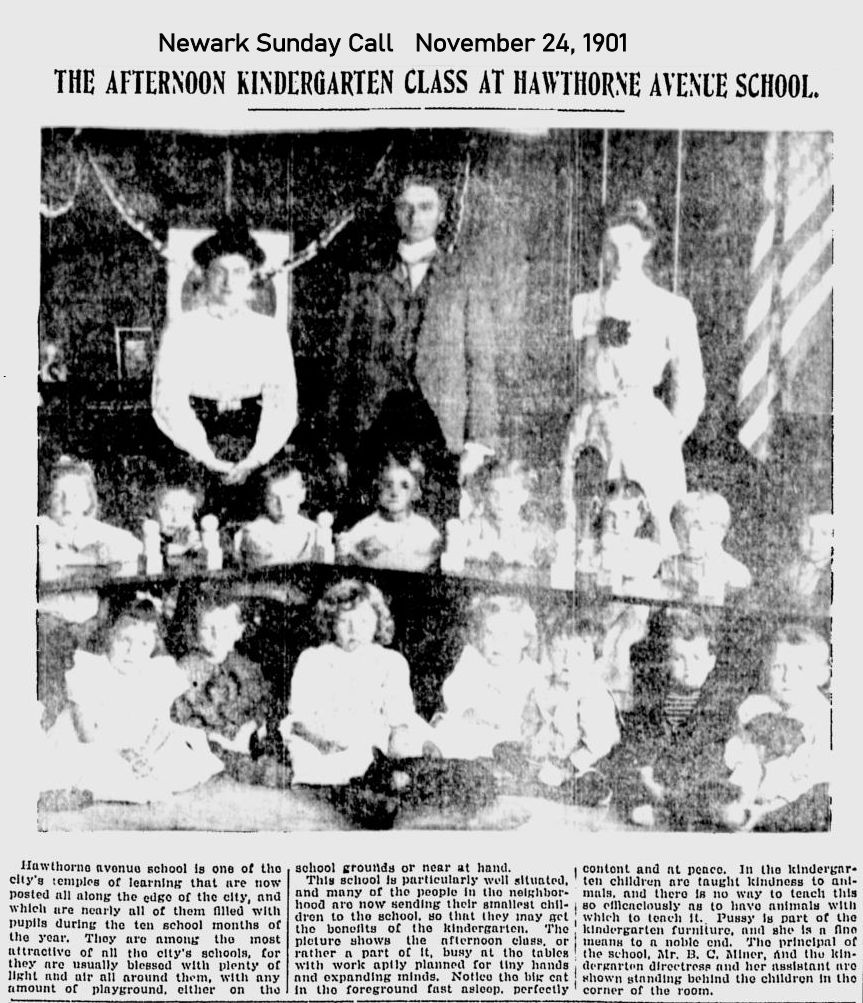 Afternoon Kindergarten
November 24, 1901

