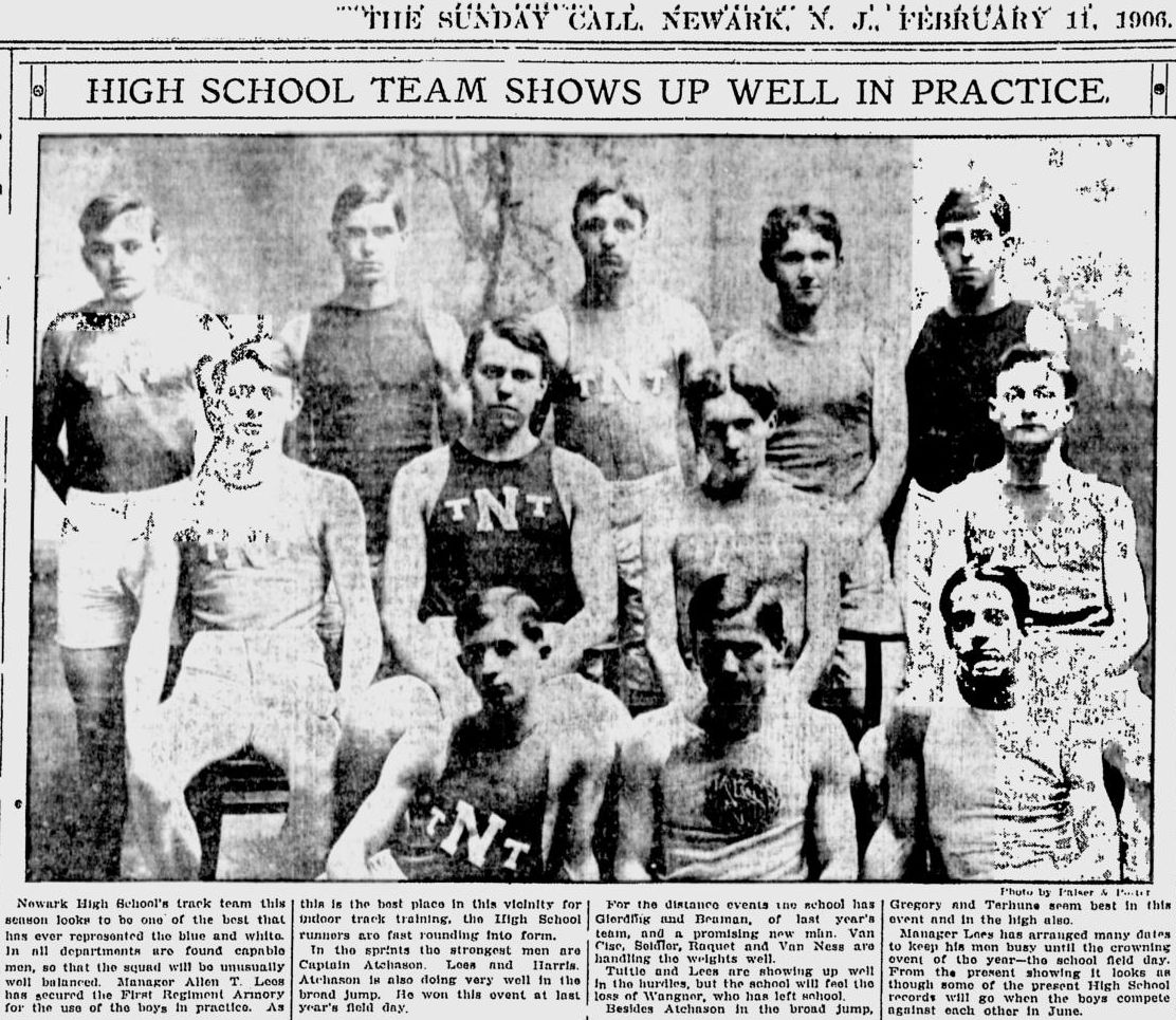 High School Team Shows Up Well in Practice
February 11, 1906
