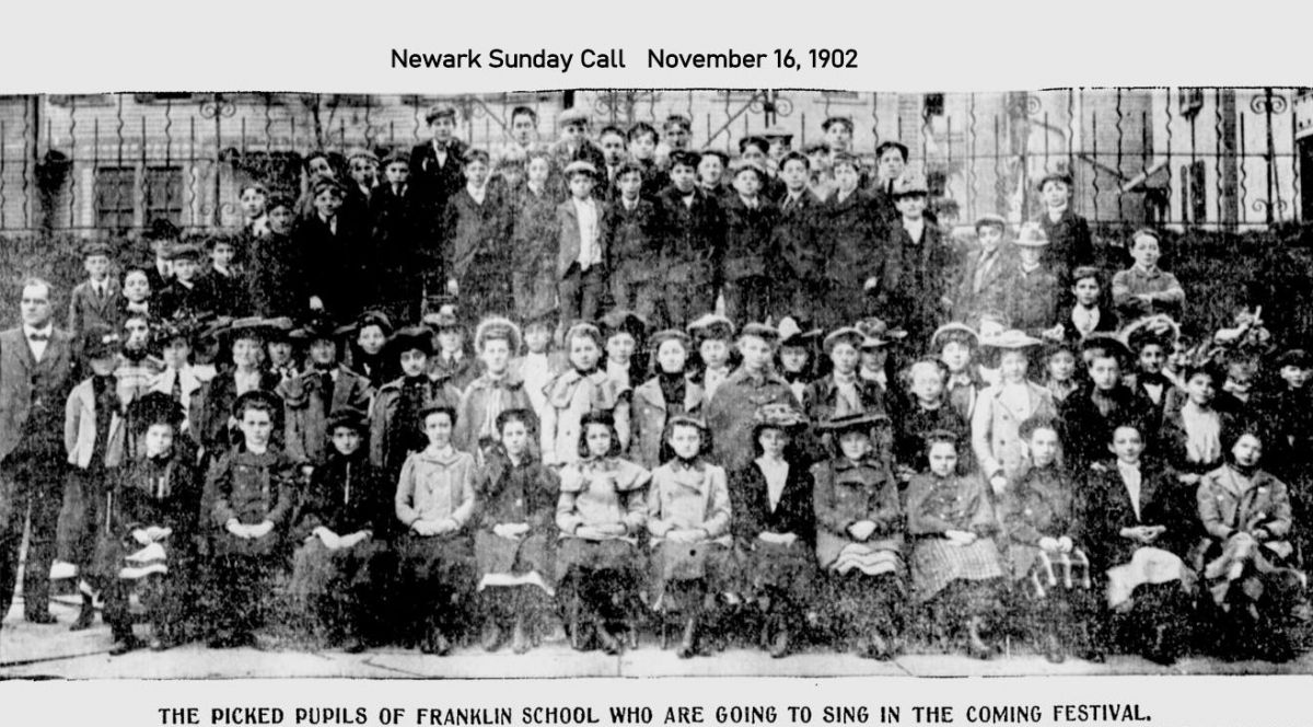 The Picked Pupils of Franklin School Who are Going to Sing in the Coming Festival
November 16, 1902
