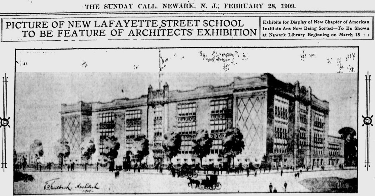 Picture of New Lafayette Street School to be Feature of Architects' Exhibition
1909
