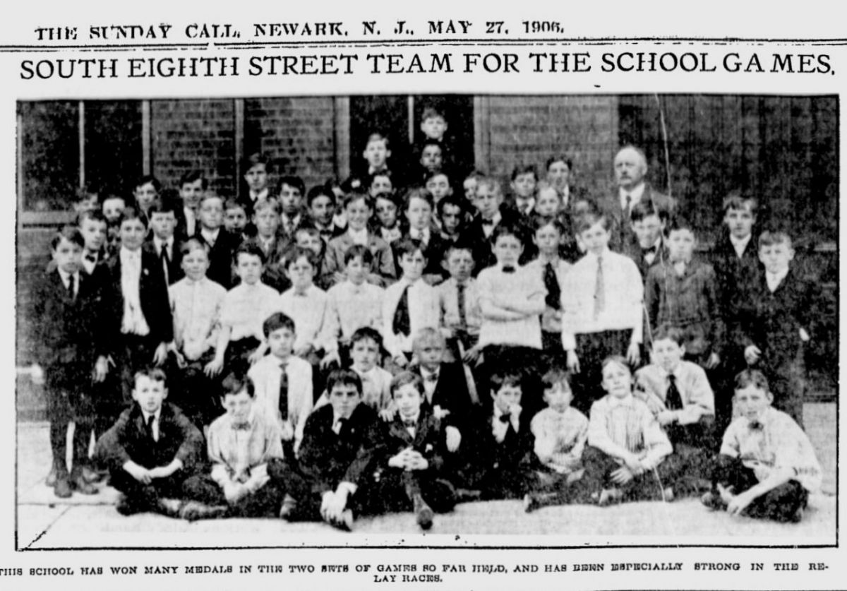 South Eighth Street Team for the School Games
May 27, 1906
