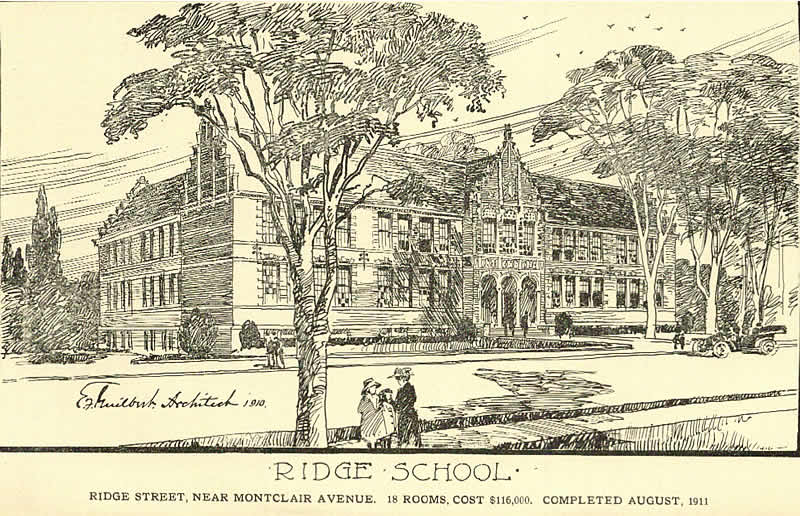 Ridge School
Photo from “Newark in the Public Schools of Newark”
