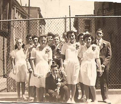 1945
Gladys Godfrey's So. 10th Street School Graduation June, 1945

Photo from Joyce Meyers
