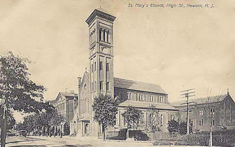 The building to the right of the church
~1910
