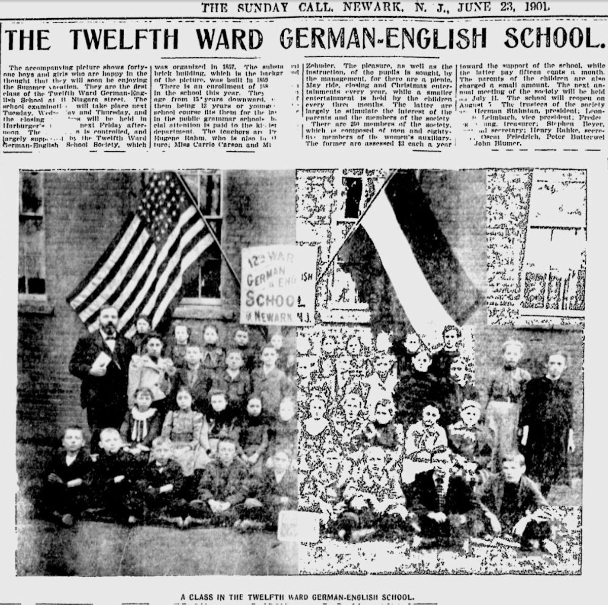 The Twelfth Ward German-English School
June 23, 1901
