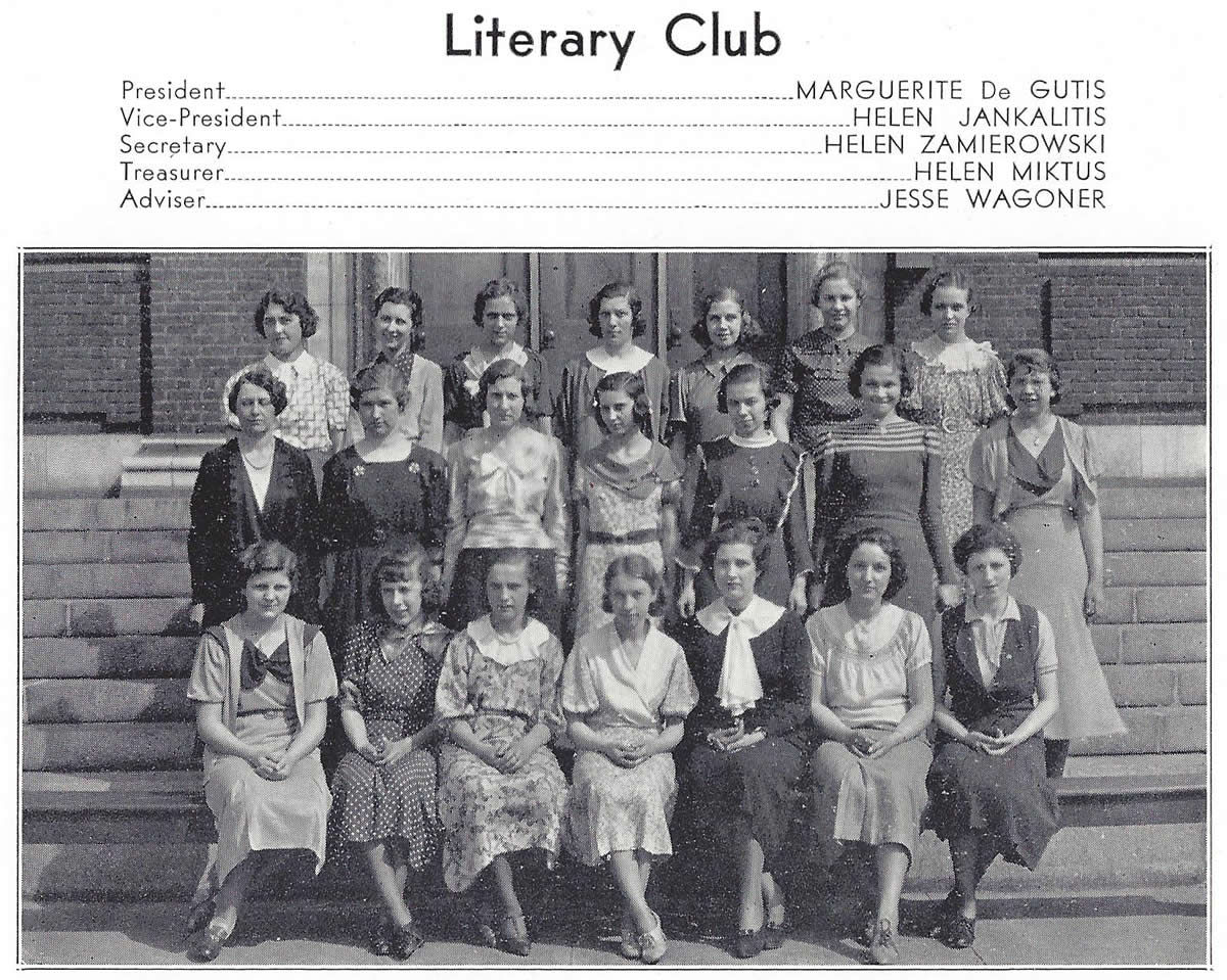 1934 Literary Club
Photo from Yearbook
