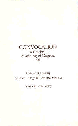 1981 Graduation Booklet Page 1
Photo from Helen Clayton
