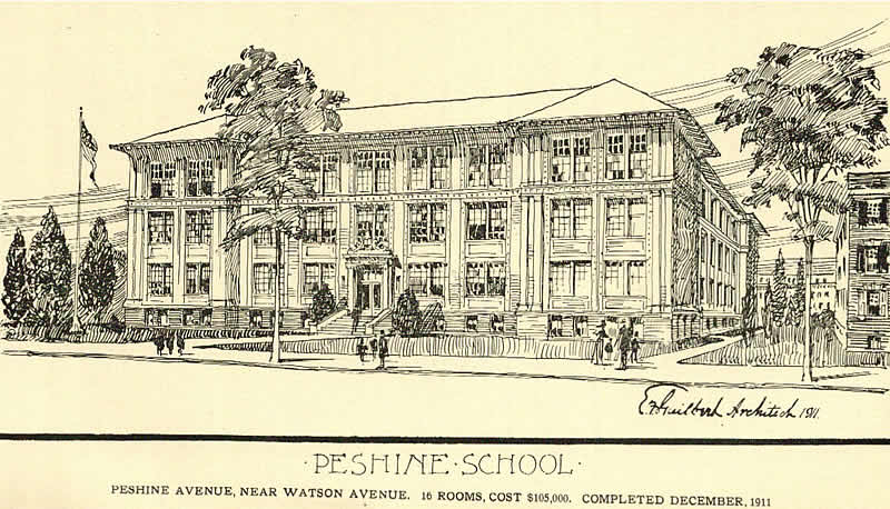 Peshine Avenue School
Photo from “Newark in the Public Schools of Newark”
