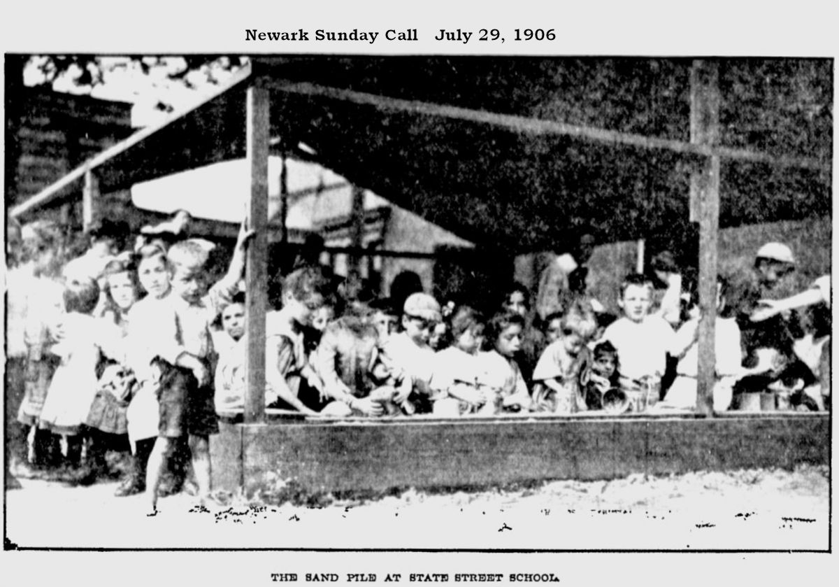 The Sand Pile at State Street School
July 29, 1906
